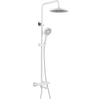 Душевая система Rose R39C Белая матовая