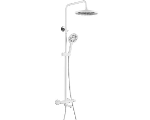 Душевая система Rose R39C Белая матовая