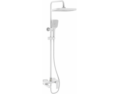 Душевая система Rose R18C Белая матовая