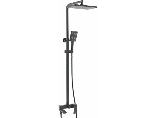 Душевая система Rose R15H Черная матовая