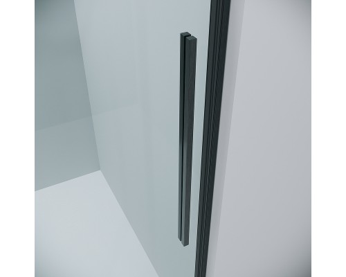 Душевая дверь Grossman Galaxy 110 100.K33.01.110.42.00 профиль Графит сатин стекло прозрачное