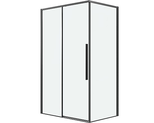 Душевая стенка Grossman Galaxy 80 200.K33.01.80.42.00 профиль Графит сатин стекло прозрачное