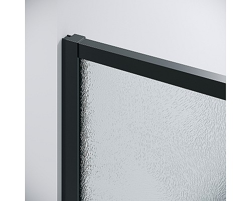 Душевая стенка Grossman Galaxy 80 200.K33.01.80.21.02 профиль Черный матовый стекло шиншилла