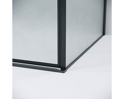 Душевая стенка Grossman Galaxy 80 200.K33.01.80.21.02 профиль Черный матовый стекло шиншилла