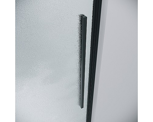 Душевая стенка Grossman Galaxy 80 200.K33.01.80.21.02 профиль Черный матовый стекло шиншилла