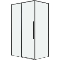 Душевой уголок Grossman Galaxy 110х80 120.K33.01.1180.42.00 профиль Графит сатин стекло прозрачное