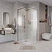 Душевой уголок Grossman Galaxy 80х80 300.K33.01.8080.10.02 профиль Хром стекло шиншилла