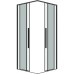 Душевой уголок Grossman Galaxy 100х100 300.K33.01.1010.42.00 профиль Графит сатин стекло прозрачное