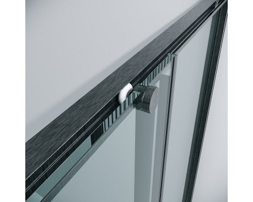 Душевой уголок Grossman Galaxy 100х100 300.K33.01.1010.42.00 профиль Графит сатин стекло прозрачное