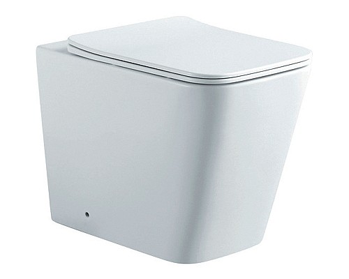 Комплект унитаза со смывным бачком Aquatek Set BW Aquatek Либра N-030 3в1 с сиденьем Микролифт и Белой глянцевой клавишей смыва