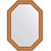 Зеркало Evoform Octagon 51х71 BY 7045 в багетной раме - Золотые бусы на бронзе 60 мм
