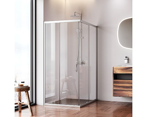 Душевой уголок AM.PM Sunny 120х90 W87G-403-12090-MT профиль Хром матовый стекло прозрачное