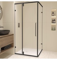 Душевой уголок RGW Classic CL-035B 90x90 профиль Черный матовый стекло прозрачное