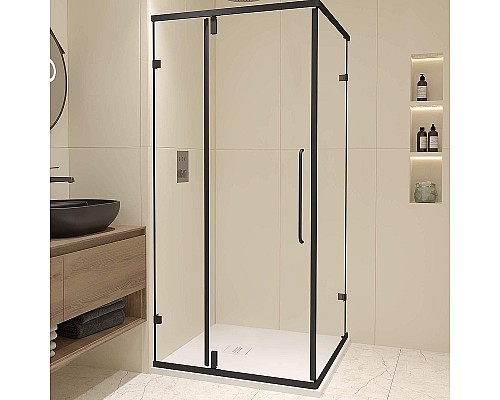 Душевой уголок RGW Classic CL-035B 90x90 350903599-14 профиль Черный матовый стекло прозрачное