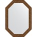 Зеркало Evoform Octagon 50x70 BY 7029 в багетной раме - Виньетка состаренная бронза 56 мм