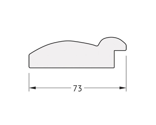 Зеркало Evoform Octagon 53x73 BY 7125 в багетной раме - Серебряный бамбук 73 мм