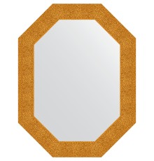 Зеркало Evoform Octagon 66x86 в багетной раме - Чеканка золотая 90 мм