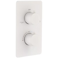 Смеситель для душа Boheme Cell 134-2-MW с термостатом Белый матовый