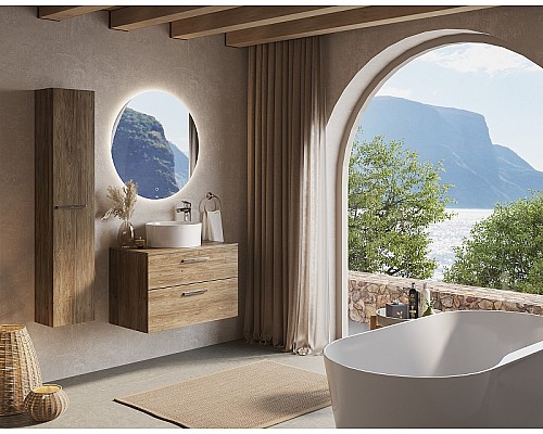 Столешница под раковину Roca The Gap 80 A857419517 Орех