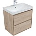 Тумба под раковину Aquanet Милан 70 336383 подвесная Дуб светлый