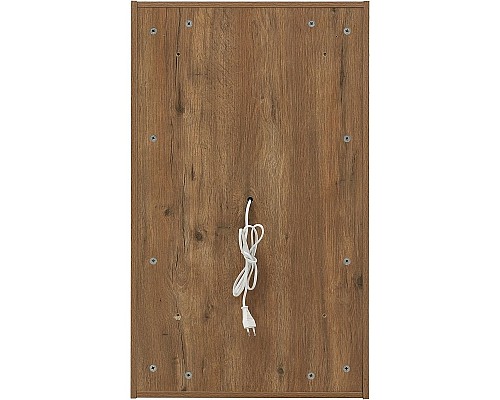 Зеркало Aquanet Милан 50 336397 с подсветкой Дуб рустикальный с сенсорным выключателем