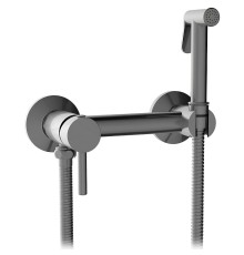 Гигиенический душ со смесителем CeramaLux DRS/008 Оружейная сталь