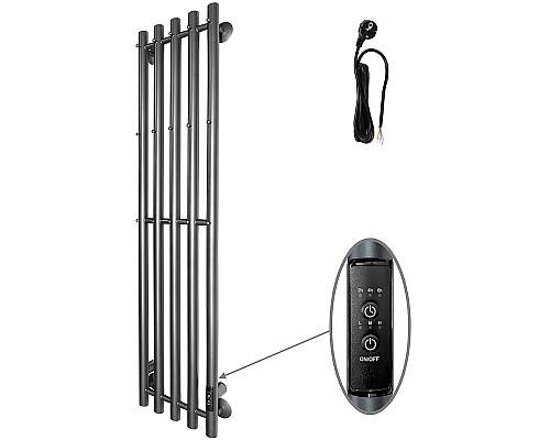 Электрический полотенцесушитель Altasan АргоЛюкс 120х27 АргоЛюкс12027Г Графит