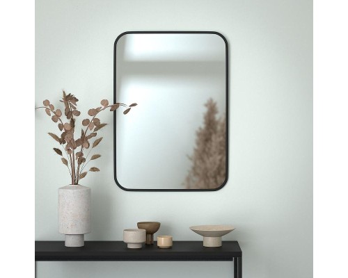 Зеркало Evoform Colora 70х50 BY 0434 с окантовкой - Черный цвет