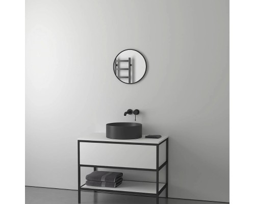 Зеркало Evoform Impressive d40 BY 7541 в раме - Черный цвет