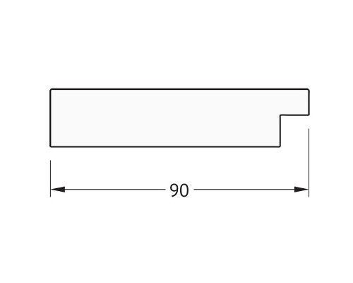 Зеркало Evoform Octagon 61х61 BY 7350 в багетной раме - Чеканка золотая 90 мм