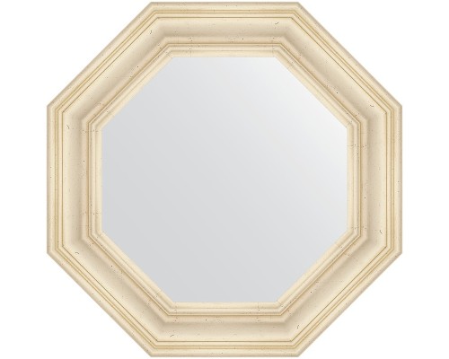 Зеркало Evoform Octagon 64х64 в багетной раме - Травленое серебро 99 мм