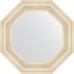 Зеркало Evoform Octagon 64х64 в багетной раме - Травленое серебро 99 мм