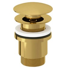 Донный клапан Kludi click-clack Золото брашированное