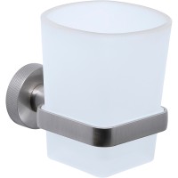 Стакан для зубных щеток WasserKRAFT Tauber Никель