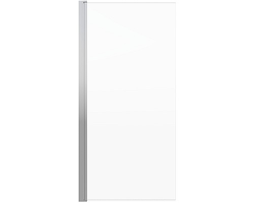 Шторка на ванну Berges River S 90х145 065012 профиль Хром стекло прозрачное