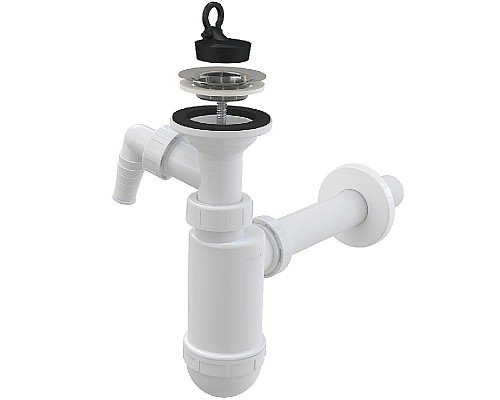 Сифон для раковины Alcaplast A410P Хром