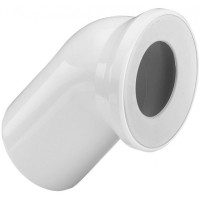 Отвод Viega 101718 45 градусов с манжетным уплотнением Белый