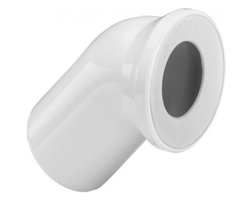 Отвод Viega 101718 45 градусов с манжетным уплотнением Белый