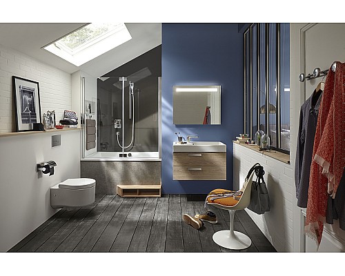 Смеситель для душа Jacob Delafon Модуло E98726-CP с термостатом Хром