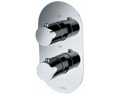 Смеситель для душа WasserKRAFT Berkel 4844 с термостатом Хром