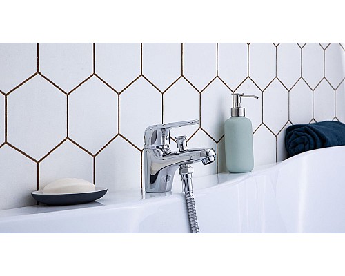 Смеситель на борт ванны Aquanet Pragmatic AF430-61С Хром