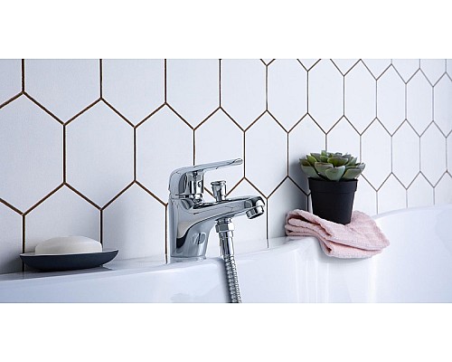 Смеситель на борт ванны Aquanet Pragmatic AF430-61С Хром