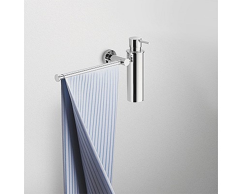 Дозатор для мыла с полотенцедержателем Colombo Design Plus W4975.CR Хром