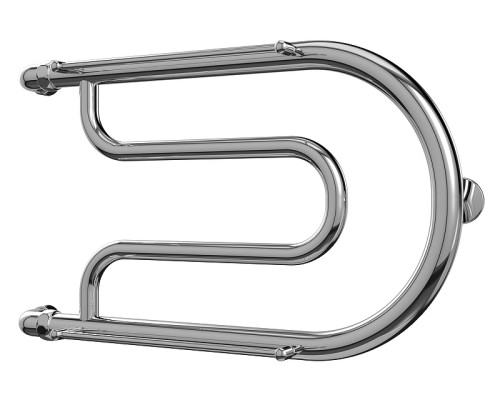 Водяной полотенцесушитель Terminus Фокстрот 320x600 4620768881244 с полкой Хром