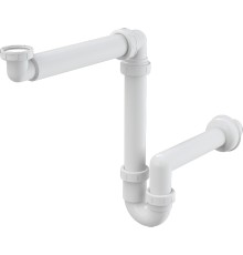 Сифон для раковины Alcaplast (A434) Белая