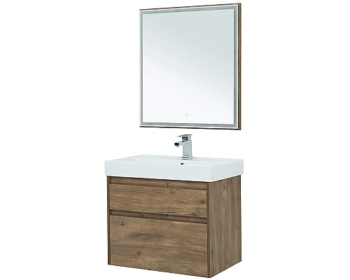 Комплект мебели для ванной Aquanet Nova Lite 75 254218 подвесной Дуб рустикальный
