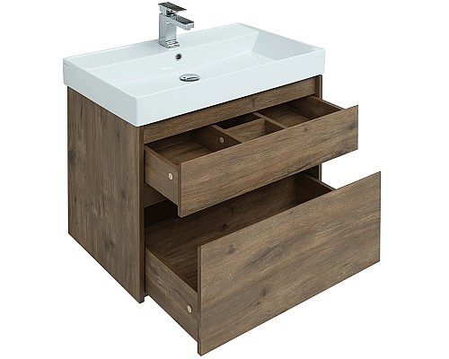 Комплект мебели для ванной Aquanet Nova Lite 75 254218 подвесной Дуб рустикальный