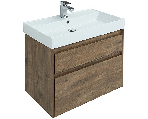 Комплект мебели для ванной Aquanet Nova Lite 75 254218 подвесной Дуб рустикальный