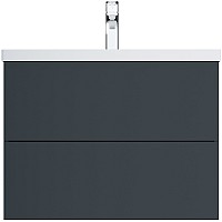 Тумба под раковину AM.PM Gem 75 M90FHX07522GM подвесная Графит матовый