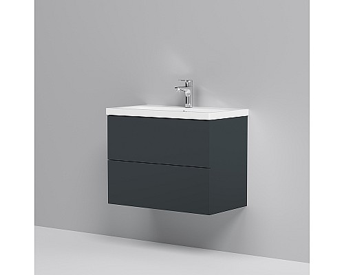 Тумба под раковину AM.PM Gem 75 M90FHX07522GM подвесная Графит матовый
